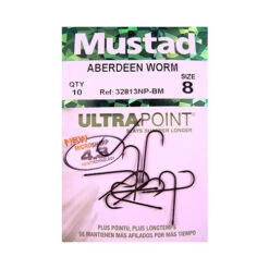 Mustad Aberdeen Worm Size. 6