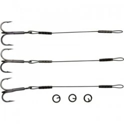 Savage Gear Black Coated Single Stingers